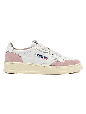 Medalist Leather & Suede Low-Top Sneakers