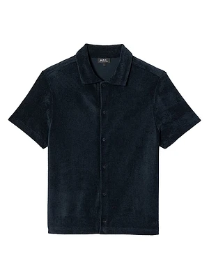Chemisette Nicolo Short-Sleeve Button-Front Shirt