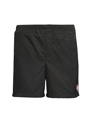 Monogram Printed Swim Shorts