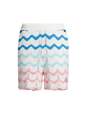 Wave Crochet Shorts