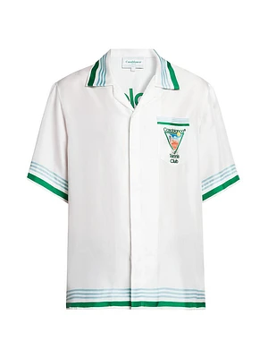 Tennis Club Silk Shirt
