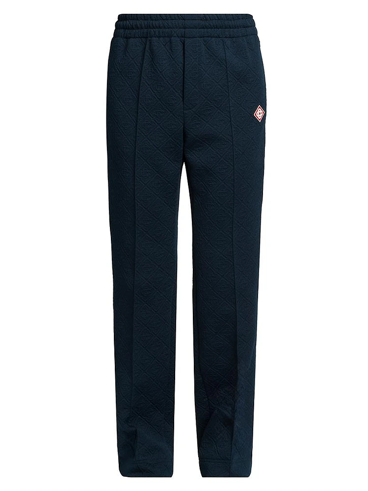 Contrast Piping Track Pants