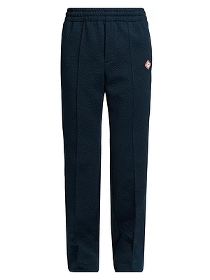 Contrast Piping Track Pants