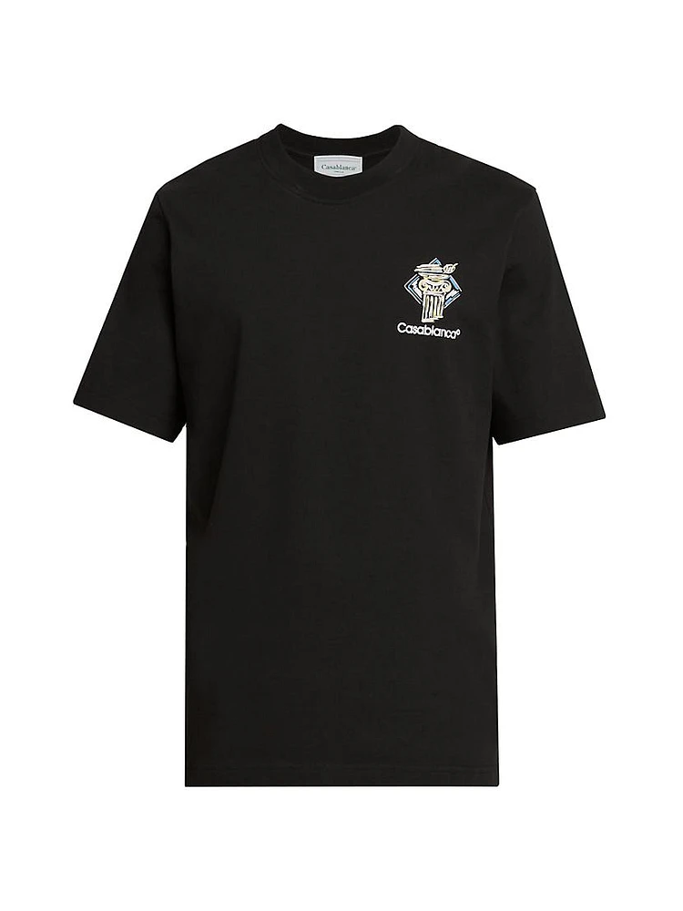 Diamond Column Printed T-Shirt