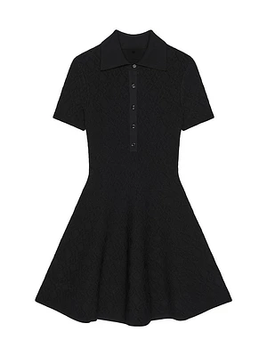 Polo Dress Monogram Jacquard