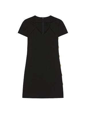 Dress Punto Milano with buttons