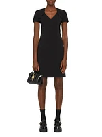 Dress Punto Milano with buttons