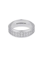 Givenchy Ring with All-Over 4G Pattern in Metal