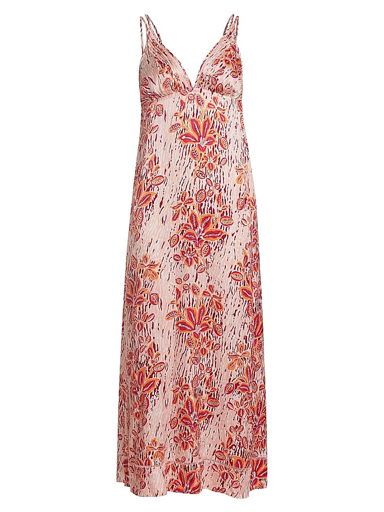 Cassandra Floral Printed Maxi Dress