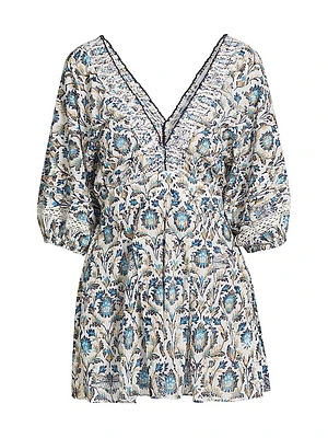Chantal Printed Short Jumpsuit