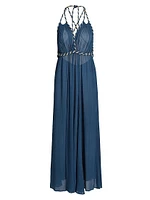 Collette Open-Back Maxi Dress