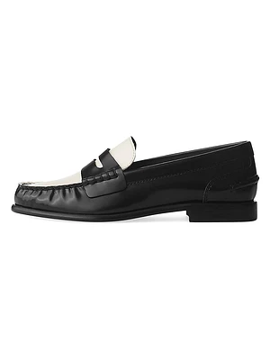 Carter Two-Tone Leather Loafers