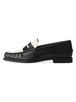 Carter Two-Tone Leather Loafers