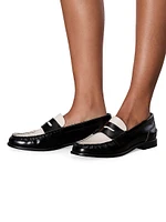 Carter Two-Tone Leather Loafers