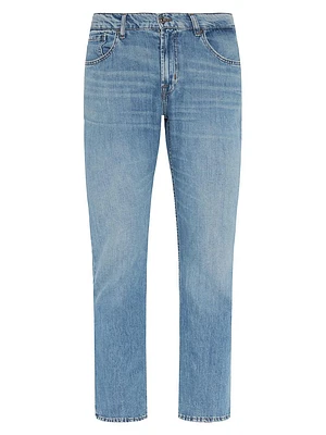 The Straight Mid-Rise Jeans
