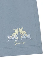 Bermuda Shorts Fleece with Hubert Objects Embroidery