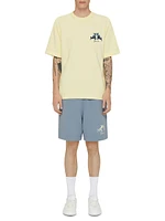 Bermuda Shorts Fleece with Hubert Objects Embroidery