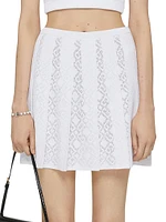 Pleated Skirt Monogram 72 Jacquard