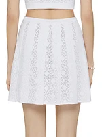 Pleated Skirt Monogram 72 Jacquard