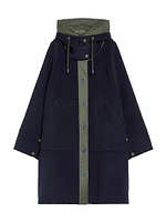 Chicca Virgin Wool Quilted Parka