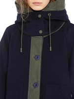Chicca Virgin Wool Quilted Parka
