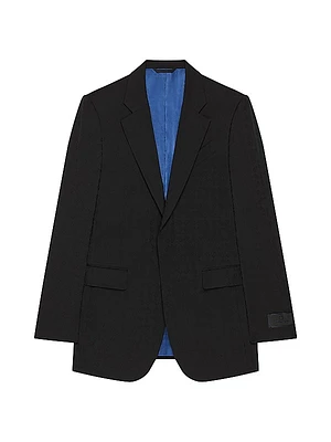 Slim Fit Jacket in Monogram 72 Jacquard