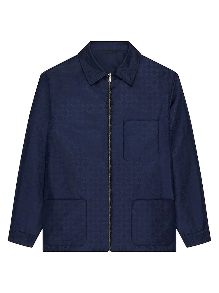 Overshirt Double Face Monogram 72 Jacquard