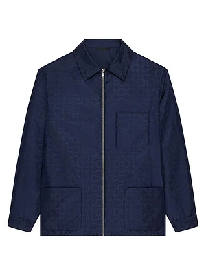 Overshirt Double Face Monogram 72 Jacquard