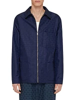 Overshirt Double Face Monogram 72 Jacquard