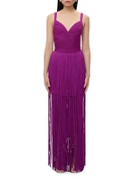 The Blanca Fringe Gown
