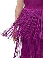 The Blanca Fringe Gown