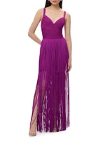 The Blanca Fringe Gown