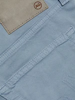 Everett Stretch Cotton Mid-Rise Straight-Leg Jeans