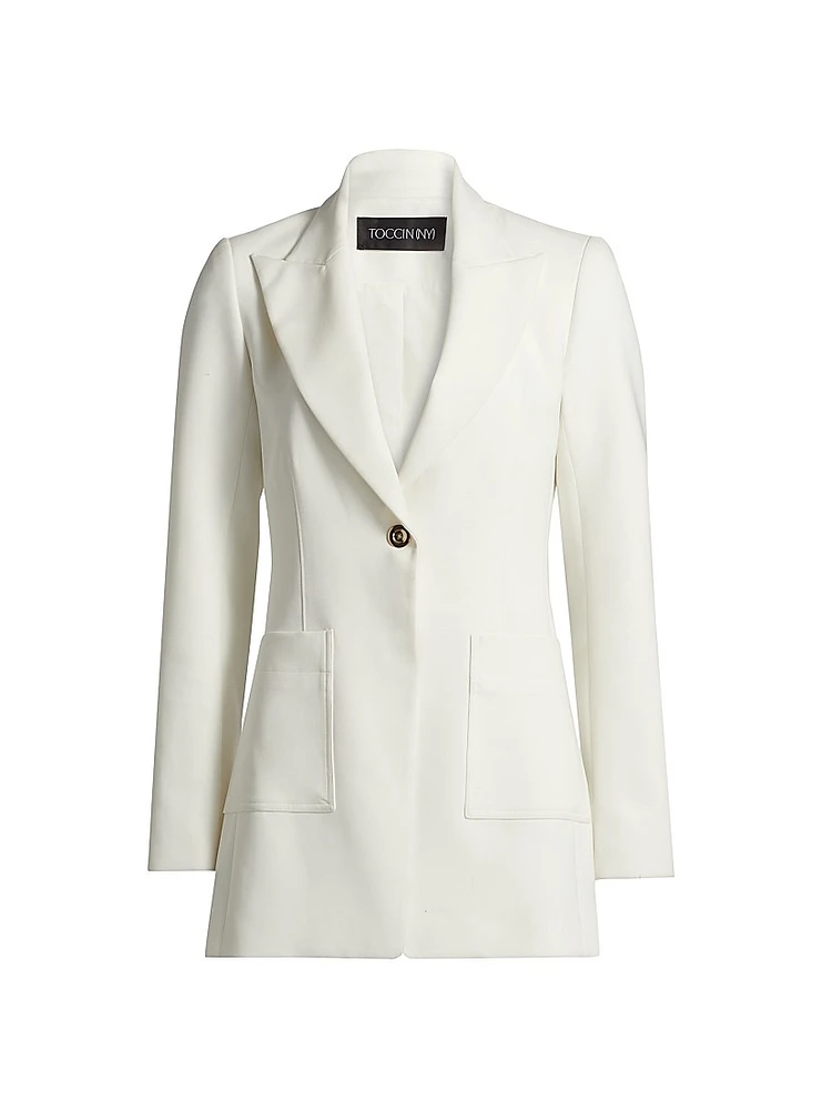 Rory Single-Button Blazer