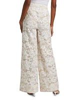 Suri Floral Wide-Leg Pants