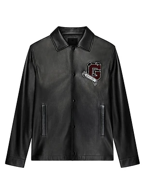 College Jacket Leather