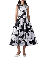 Floral Sleeveless Midi-Dress