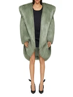 Oversized Coat in Faux Fur