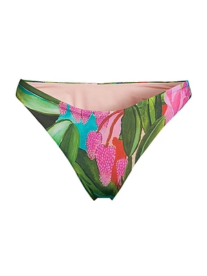 Jardin de Reve Low-Rise Bikini Bottoms