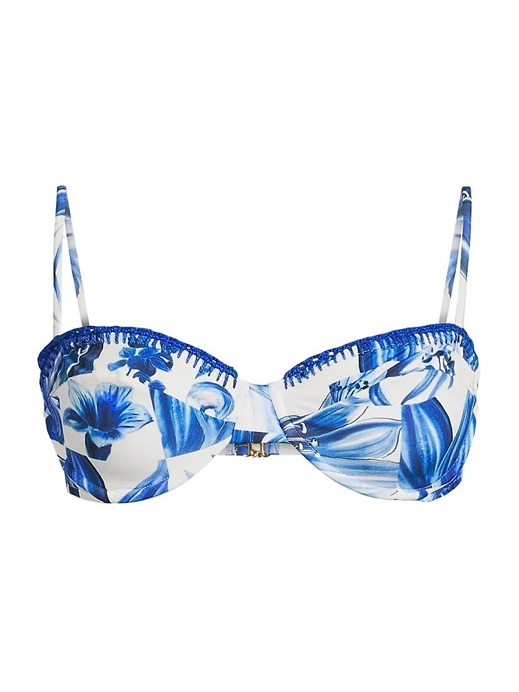Garden Tiles Underwire Bikini Top