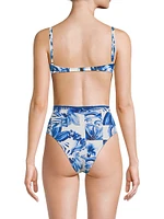 Garden Tiles Underwire Bikini Top