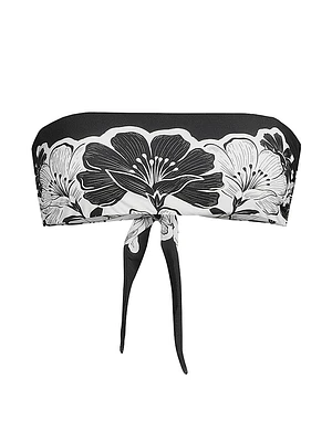 Floral Bandeau Bikini Top