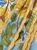 Garden Scarf Cover-Up Romper