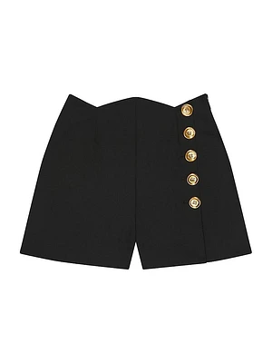 Shorts Wool and Mohair with Buttons