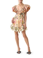 Camilla x White Lotus Frill Hardware Minidress