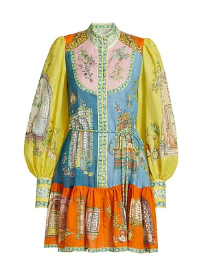 Monte Printed Minidress
