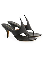 Lyrai 70MM Leather Sandals