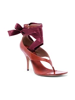 Leliu 95MM Leather Sandals