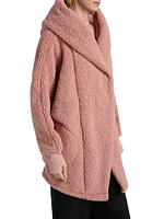 The Best Lounger World Embellished Warrior Sherpa Hooded Jacket
