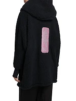 The Best Lounger World Embellished NBA Sherpa Hooded Jacket